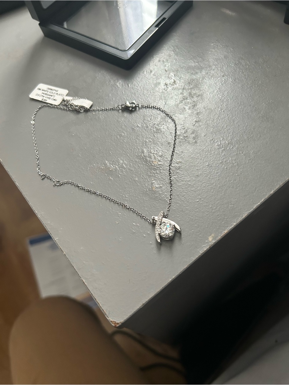 Moissanite Pendant Necklace
